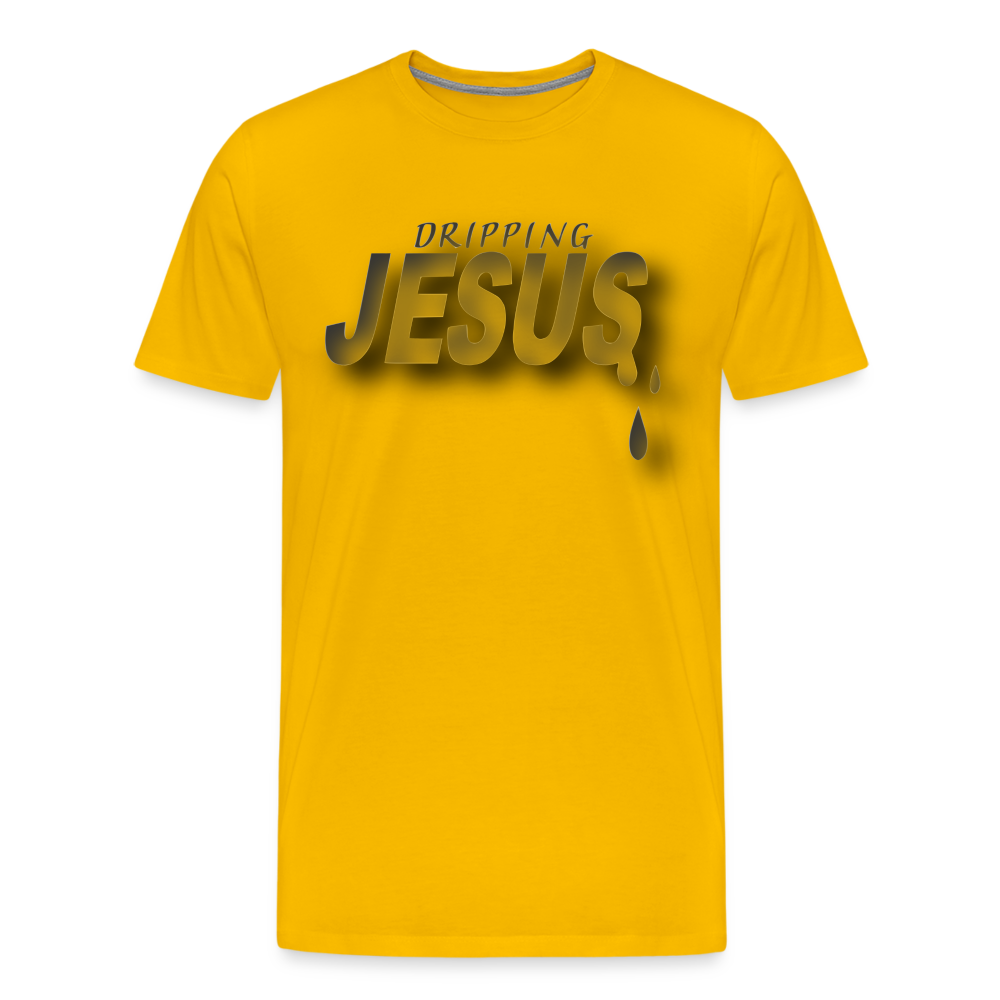 Men's "Jesus Drip" T-Shirt - sun yellow