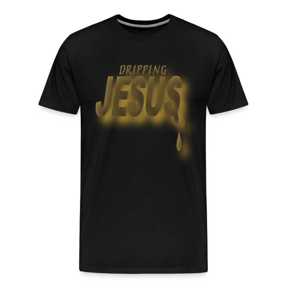 Men's "Dripping Jesus" T-Shirt - black