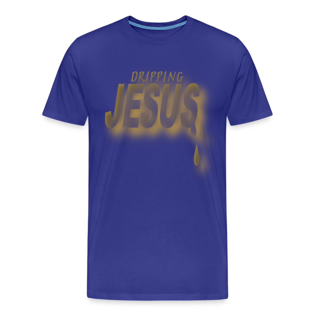Men's "Dripping Jesus" T-Shirt - royal blue