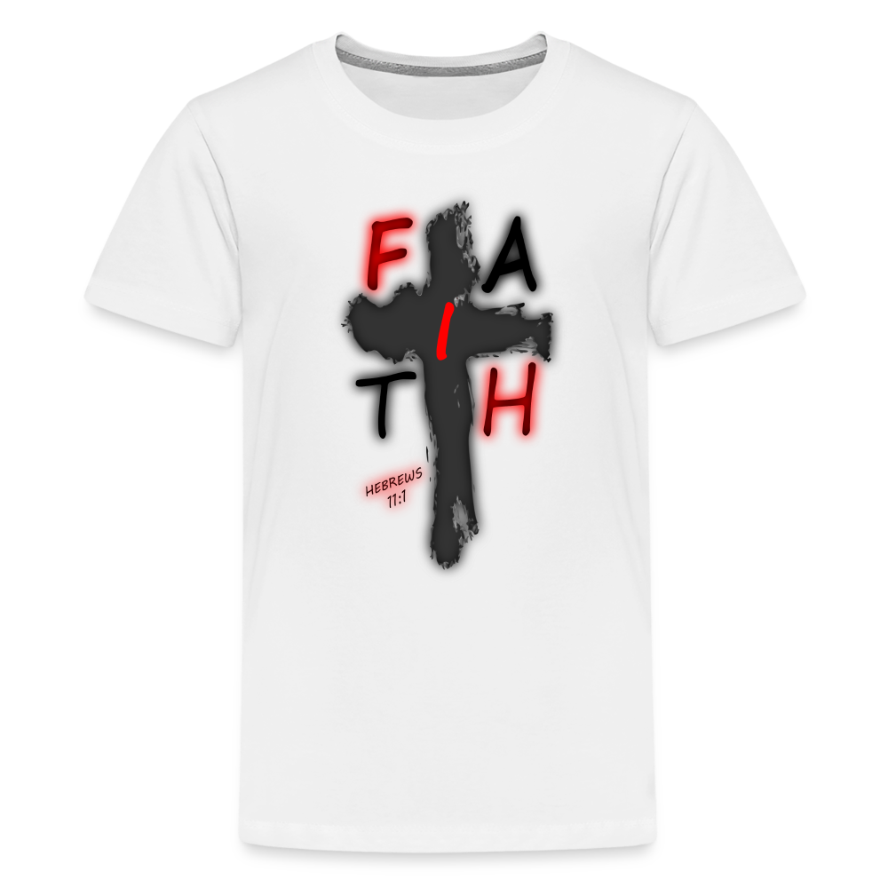 Kids' "Faith" T-Shirt - white