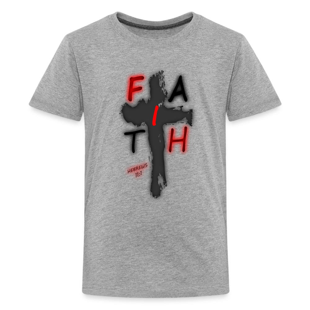 Kids' "Faith" T-Shirt - heather gray