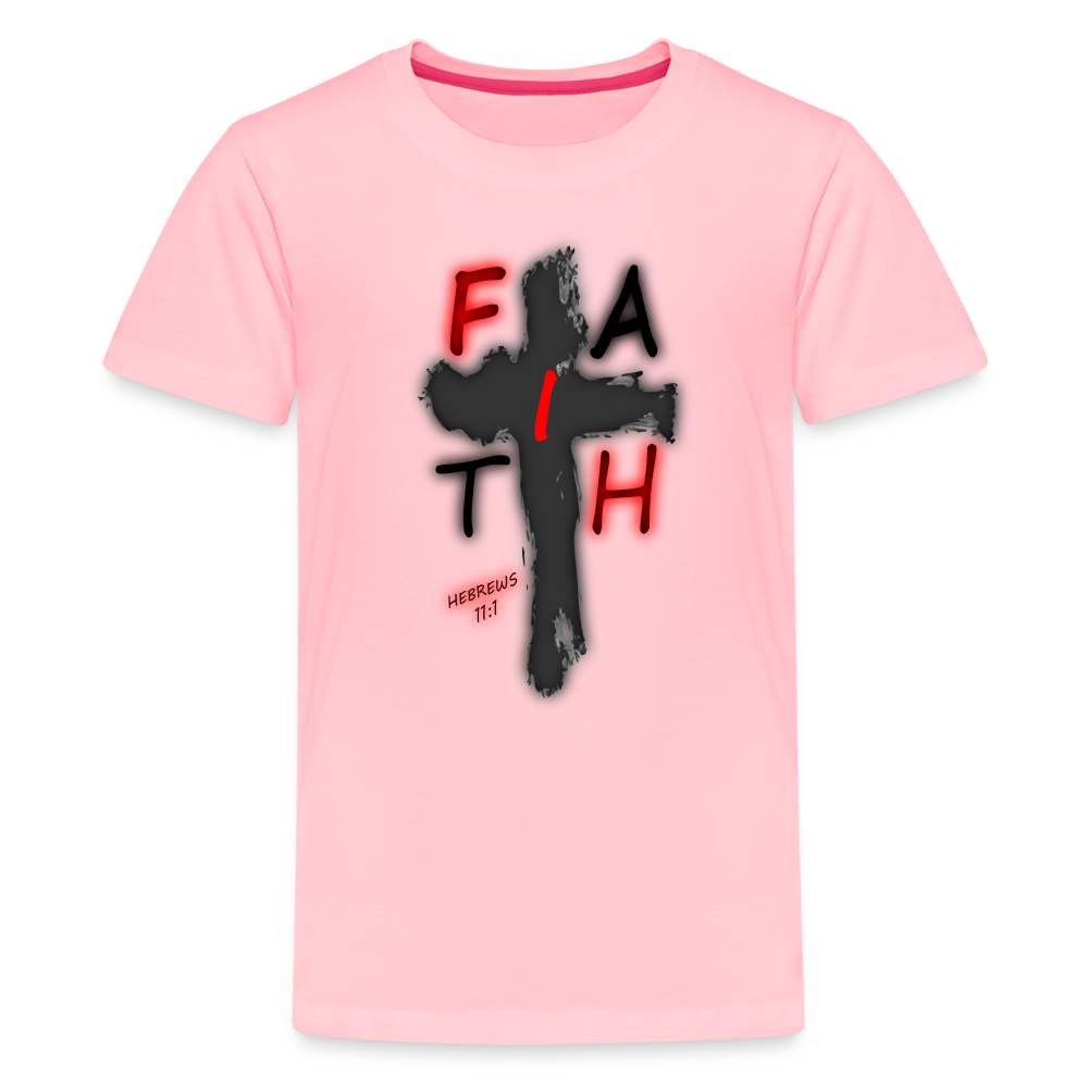 Kids' "Faith" T-Shirt - pink