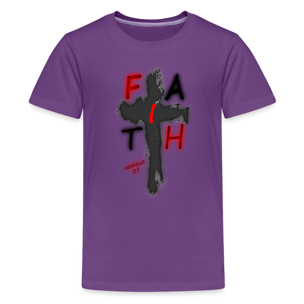 Kids' "Faith" T-Shirt - purple