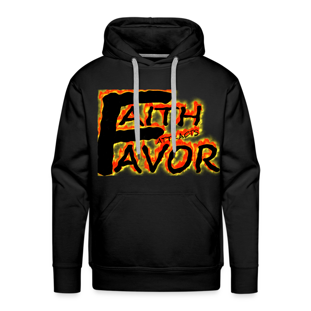 Men’s “Faith attracts Favor” Hoodie - black