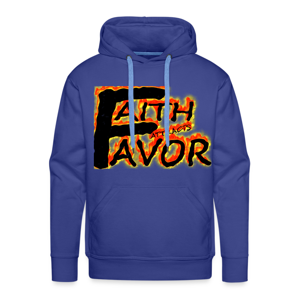 Men’s “Faith attracts Favor” Hoodie - royal blue