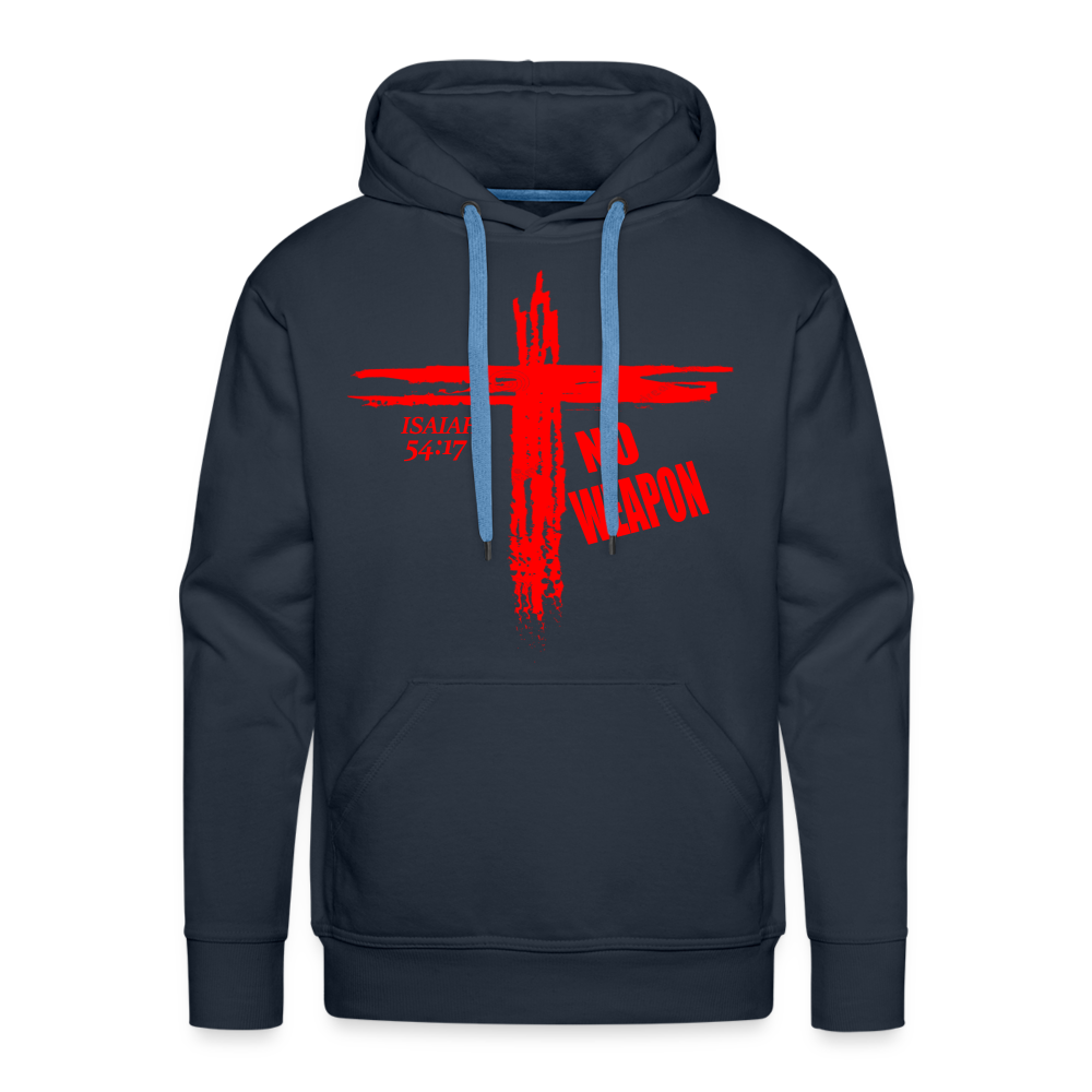 Men’s “No Weapon”Hoodie - navy