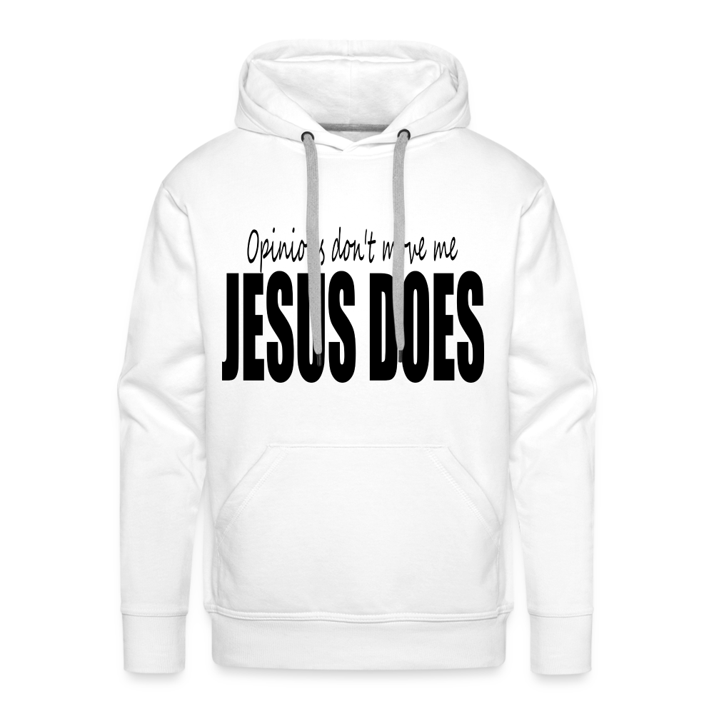 Men’s "JESUS DOES" Hoodie - white