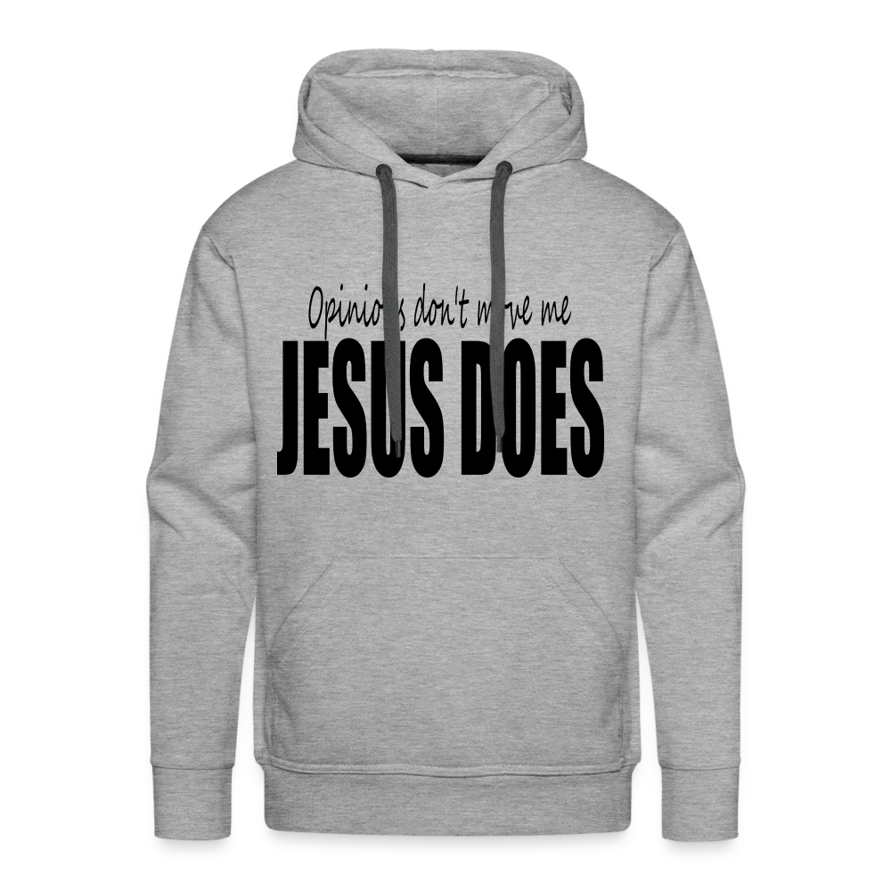 Men’s "JESUS DOES" Hoodie - heather grey