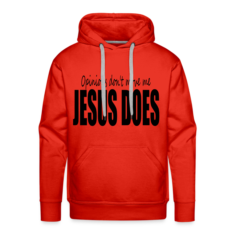 Men’s "JESUS DOES" Hoodie - red