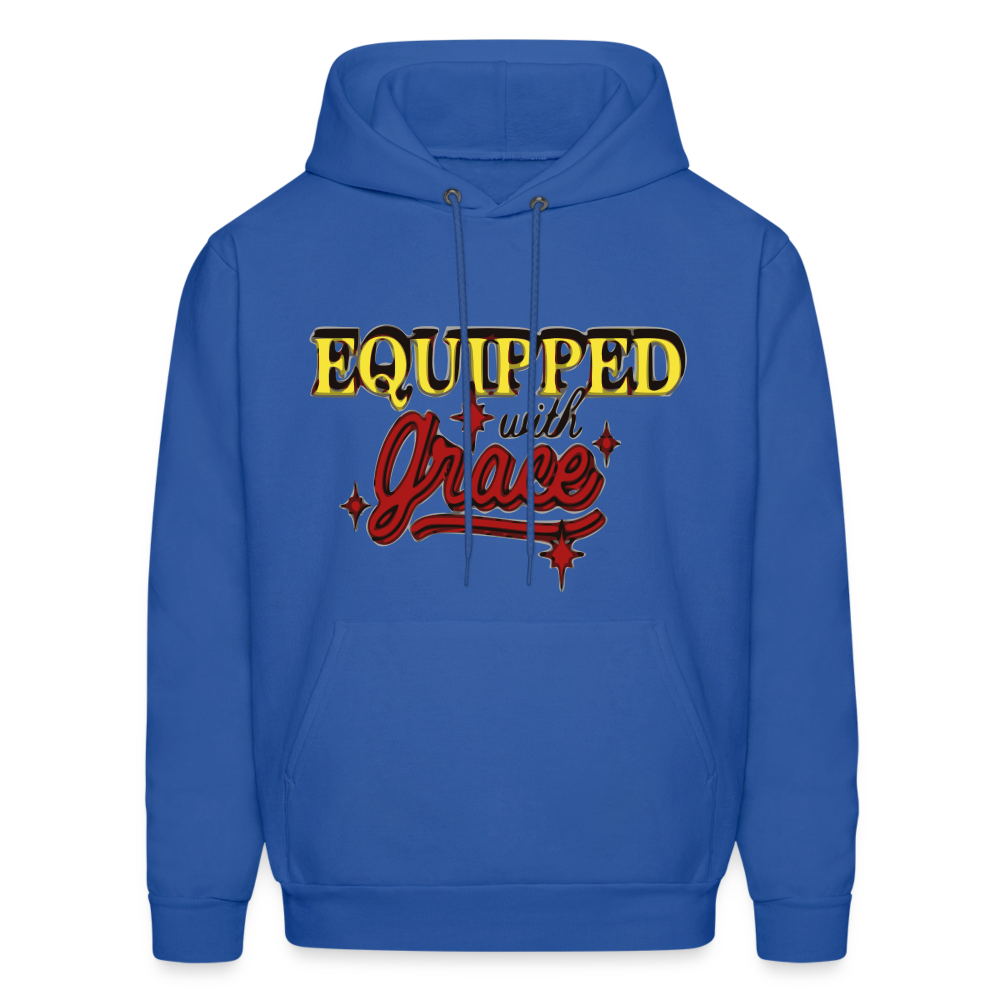 Gildan "Equipped With Grace" Hoodie - royal blue