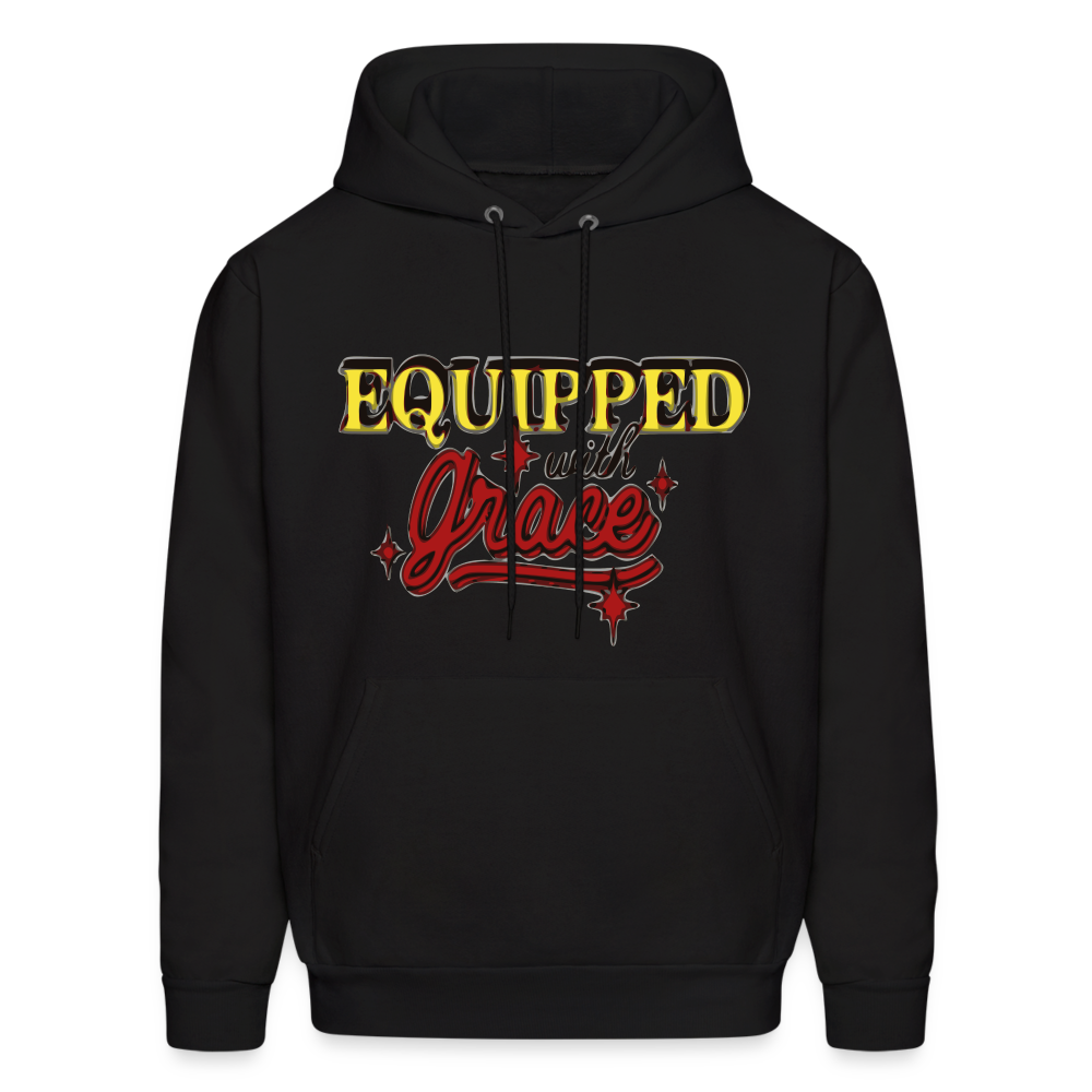 Gildan "Equipped With Grace" Hoodie - black