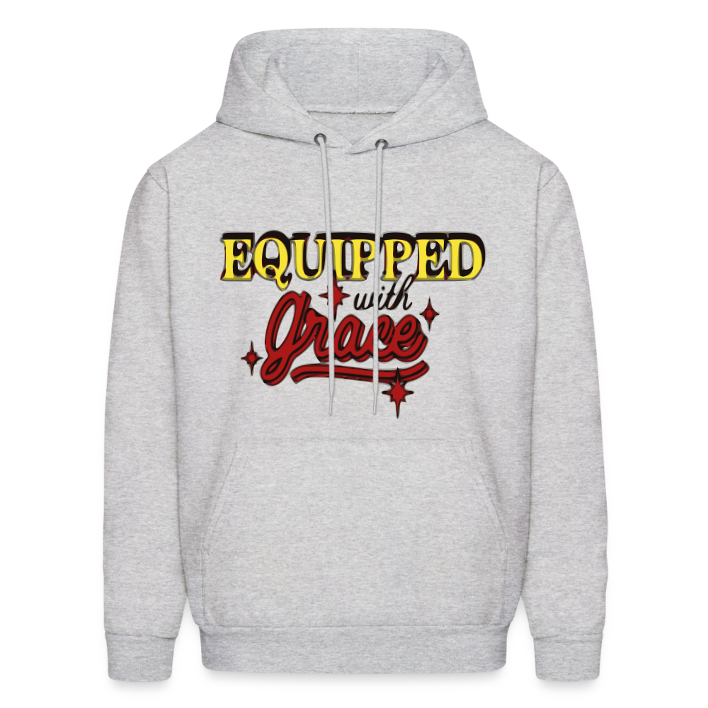 Gildan "Equipped With Grace" Hoodie - ash 