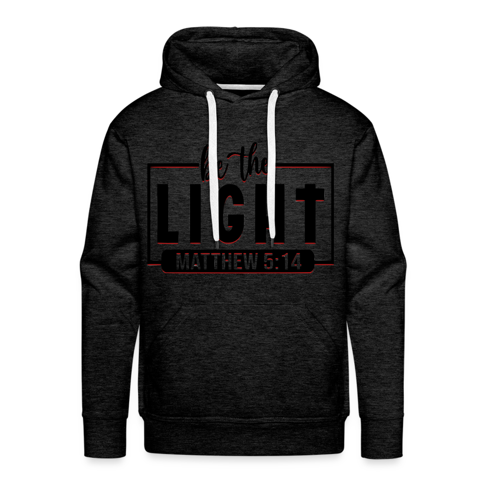Men’s "Be The Light" Hoodie - charcoal grey