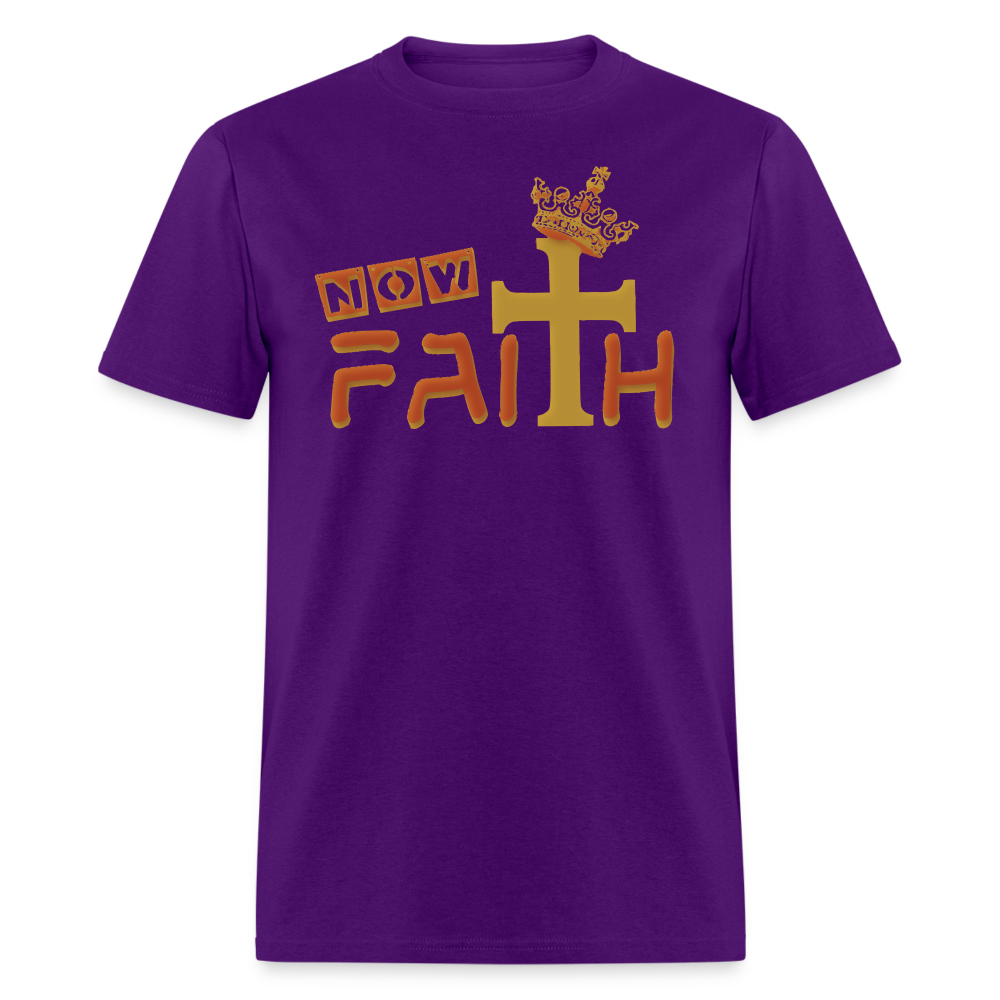 Unisex "Now Faith" T-Shirt - purple