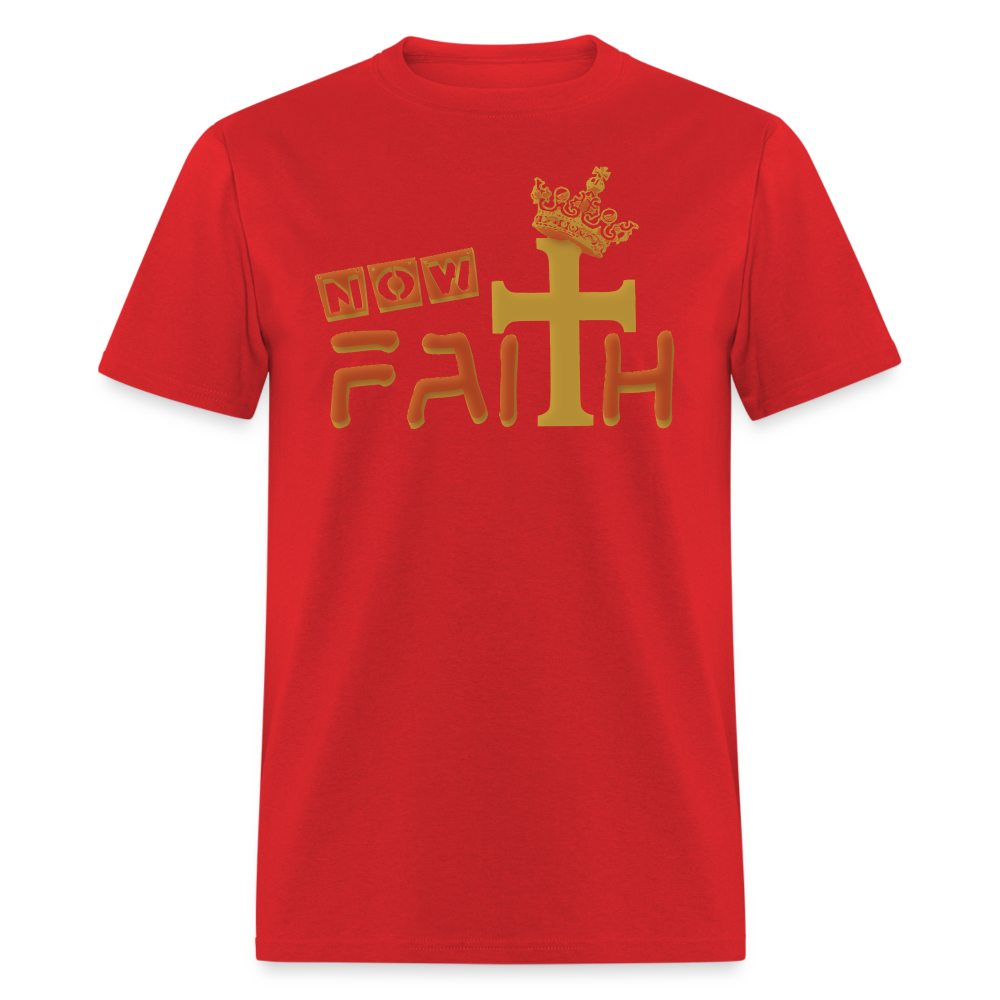 Unisex "Now Faith" T-Shirt - red