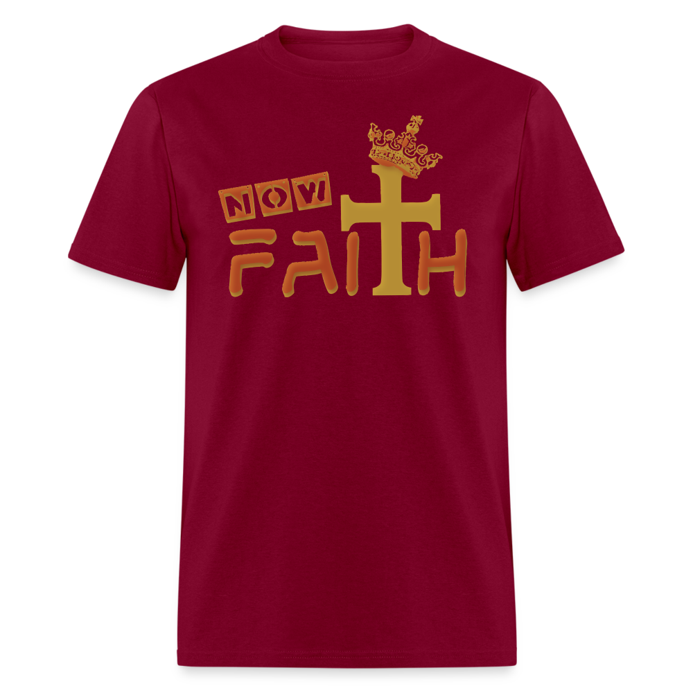 Unisex "Now Faith" T-Shirt - burgundy