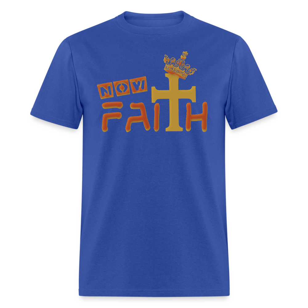Unisex "Now Faith" T-Shirt - royal blue